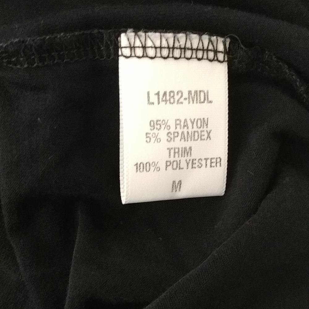 Montagne Top With Lattice Trim Black Size M - Picture 5 of 6